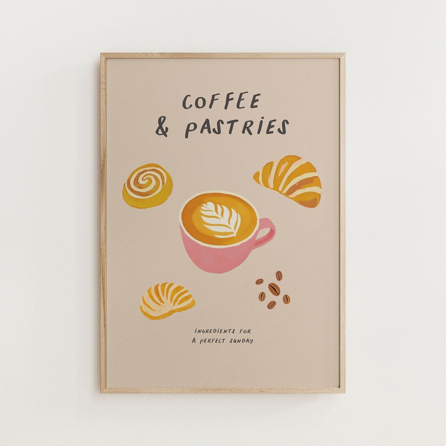 Coffee and Pastries Print - Alfresco Prints