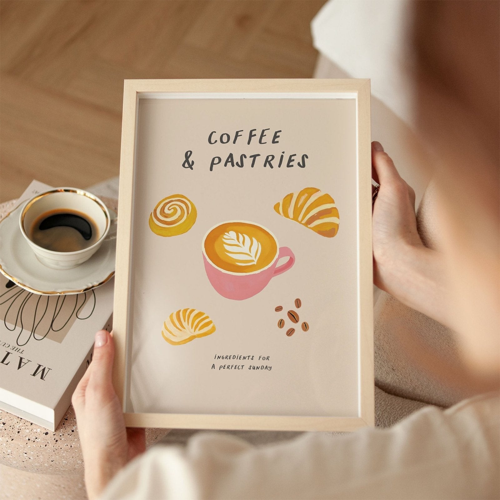 Coffee and Pastries Print - Alfresco Prints