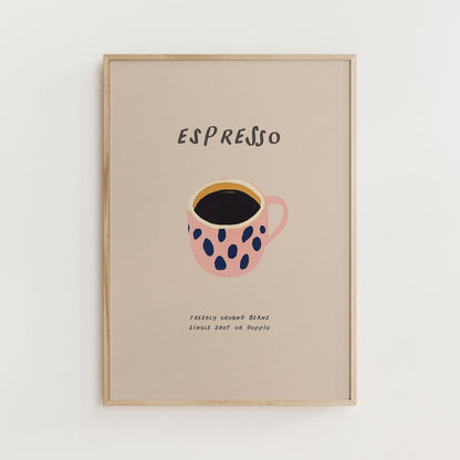Espresso Coffee Print - Alfresco Prints