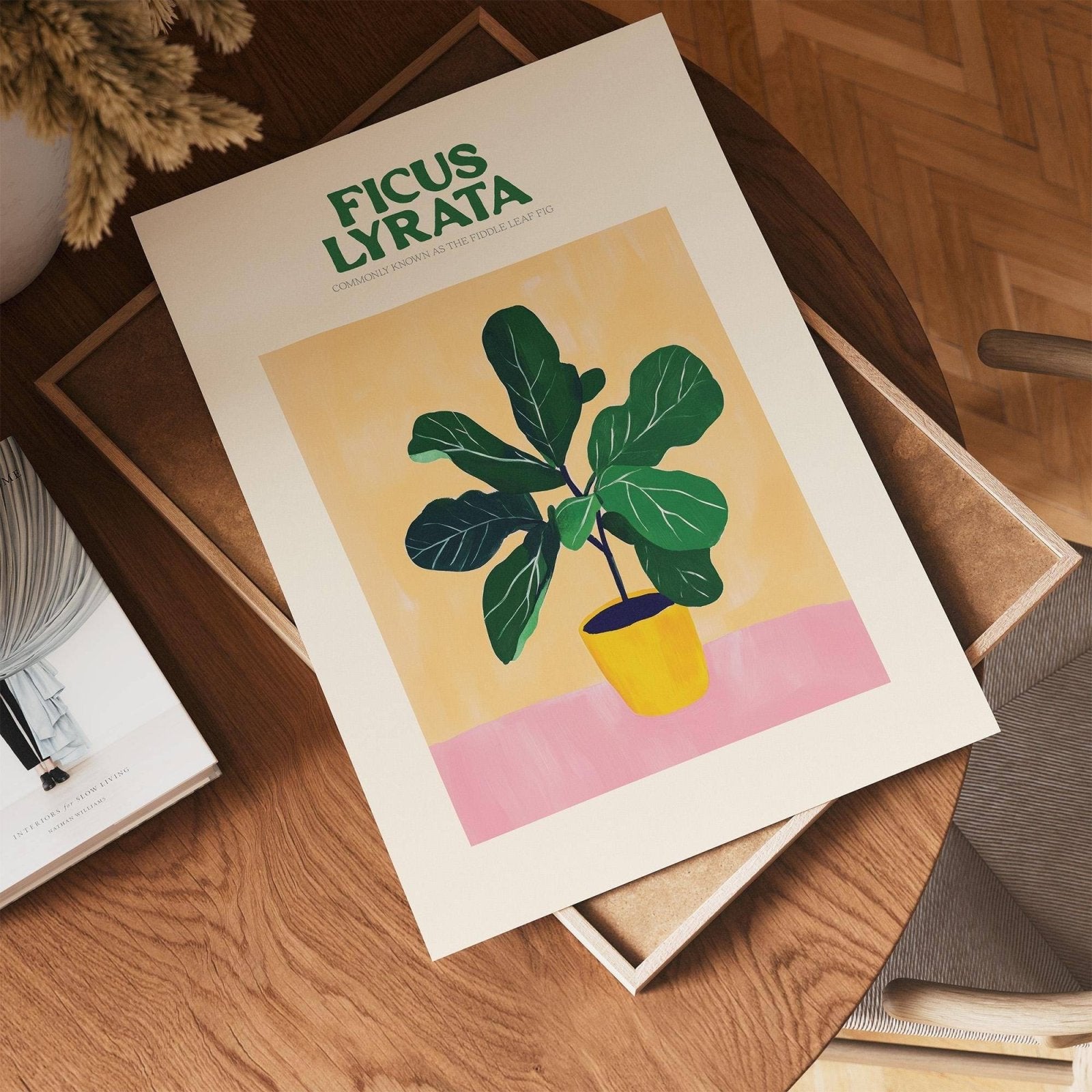Fiddle Fig Leaf Plant Print - Alfresco Prints