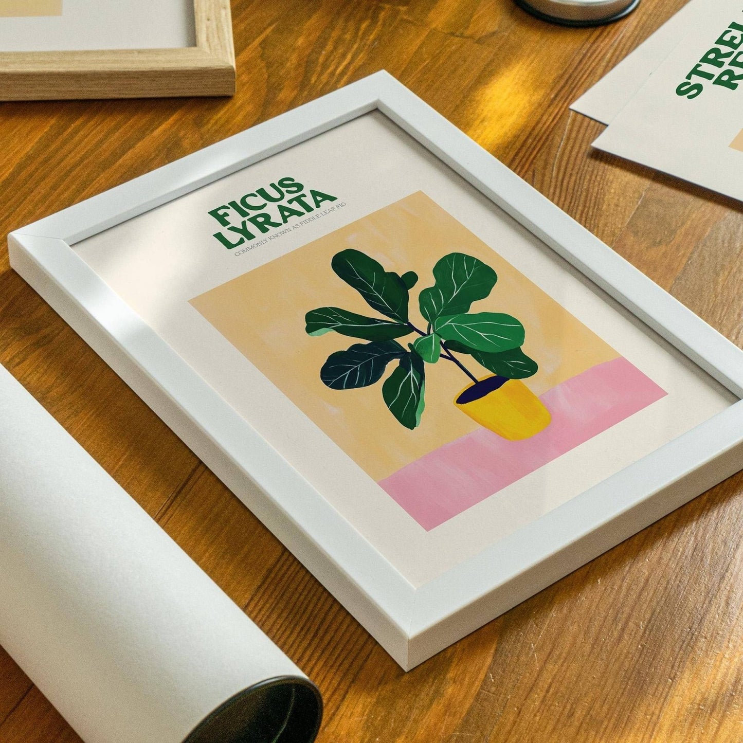 Fiddle Fig Leaf Plant Print - Alfresco Prints