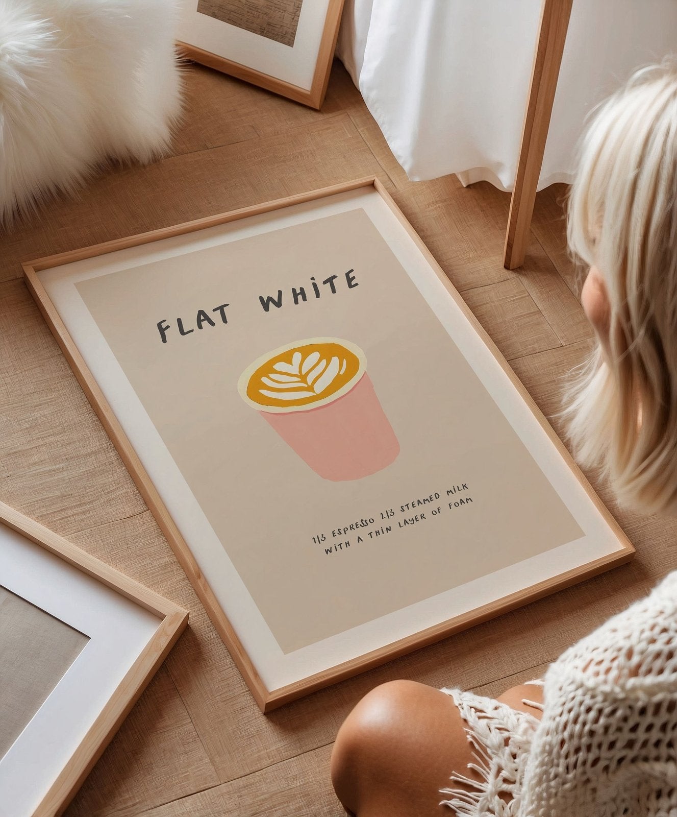 Flat White Coffee Print - Alfresco Prints