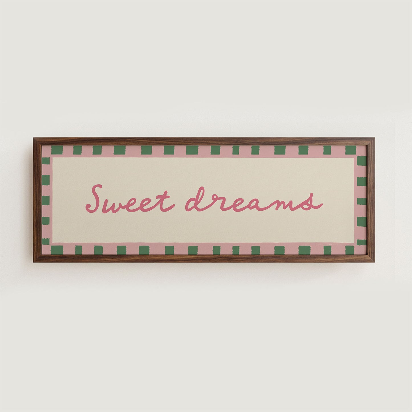 Sweet Dreams Bedroom Print Wall Art