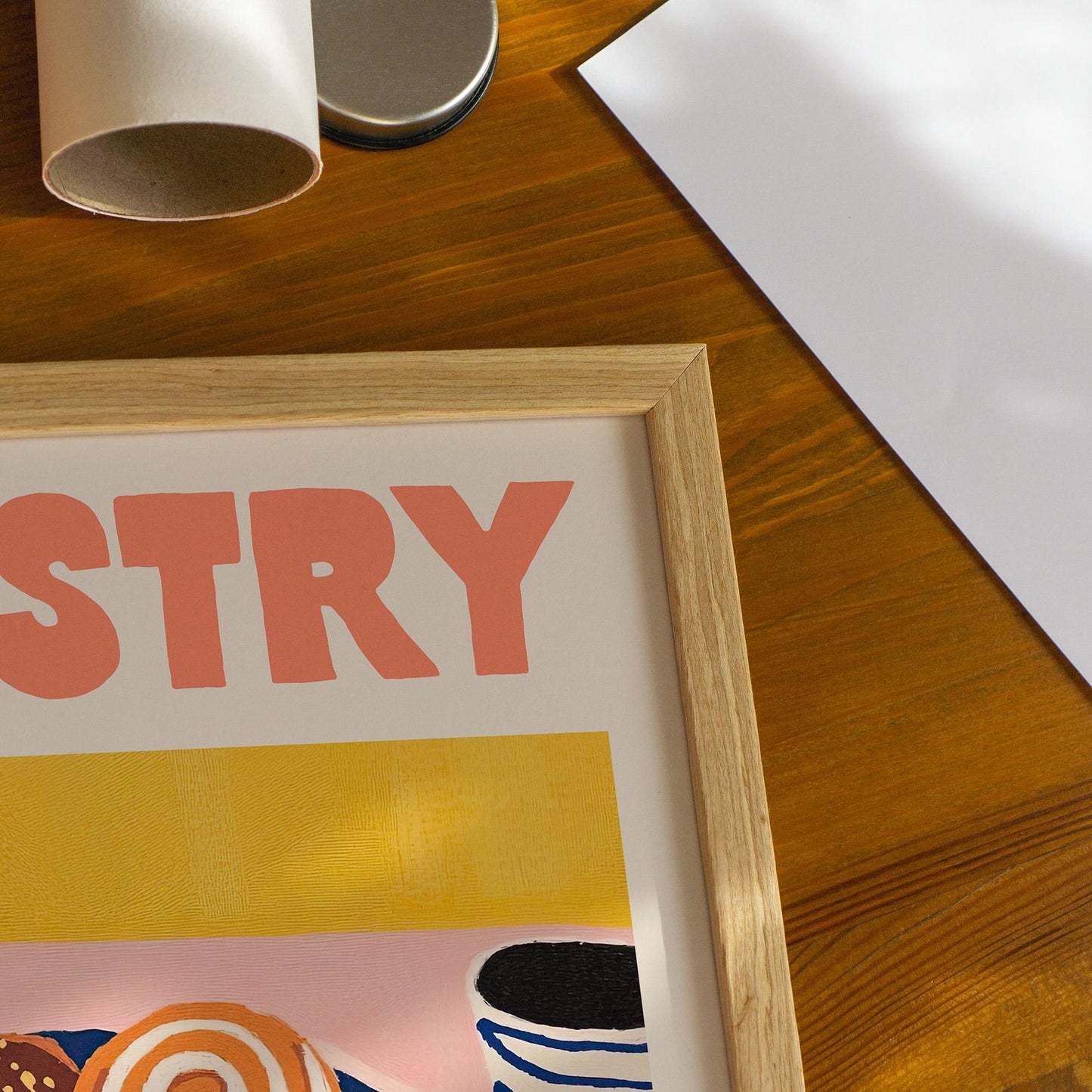 Pastry Motivated Illustrated Print