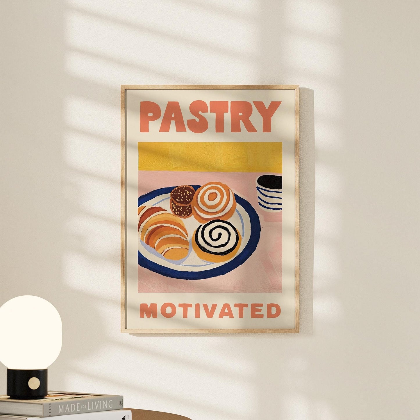 Pastry Motivated Illustrated Print