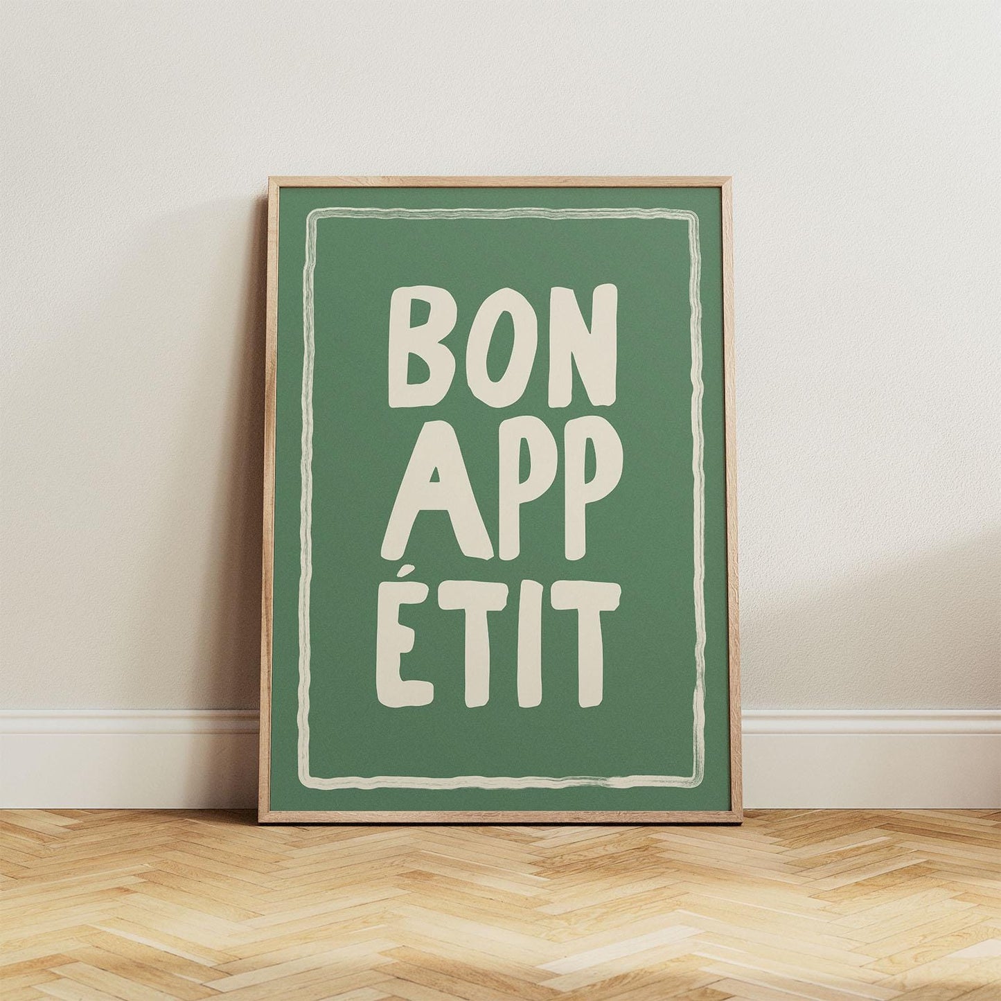 Bon Appetit Typography Print