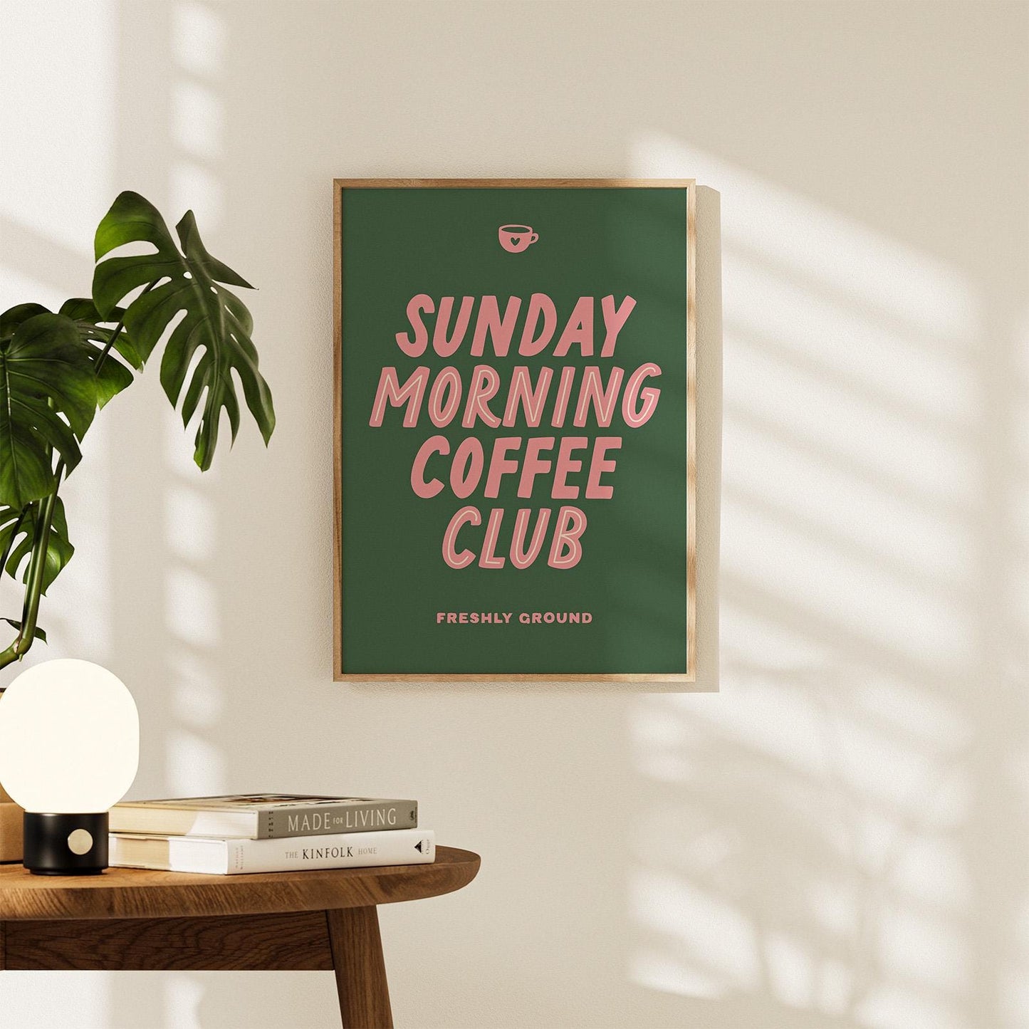 Sunday Morning Coffee Print