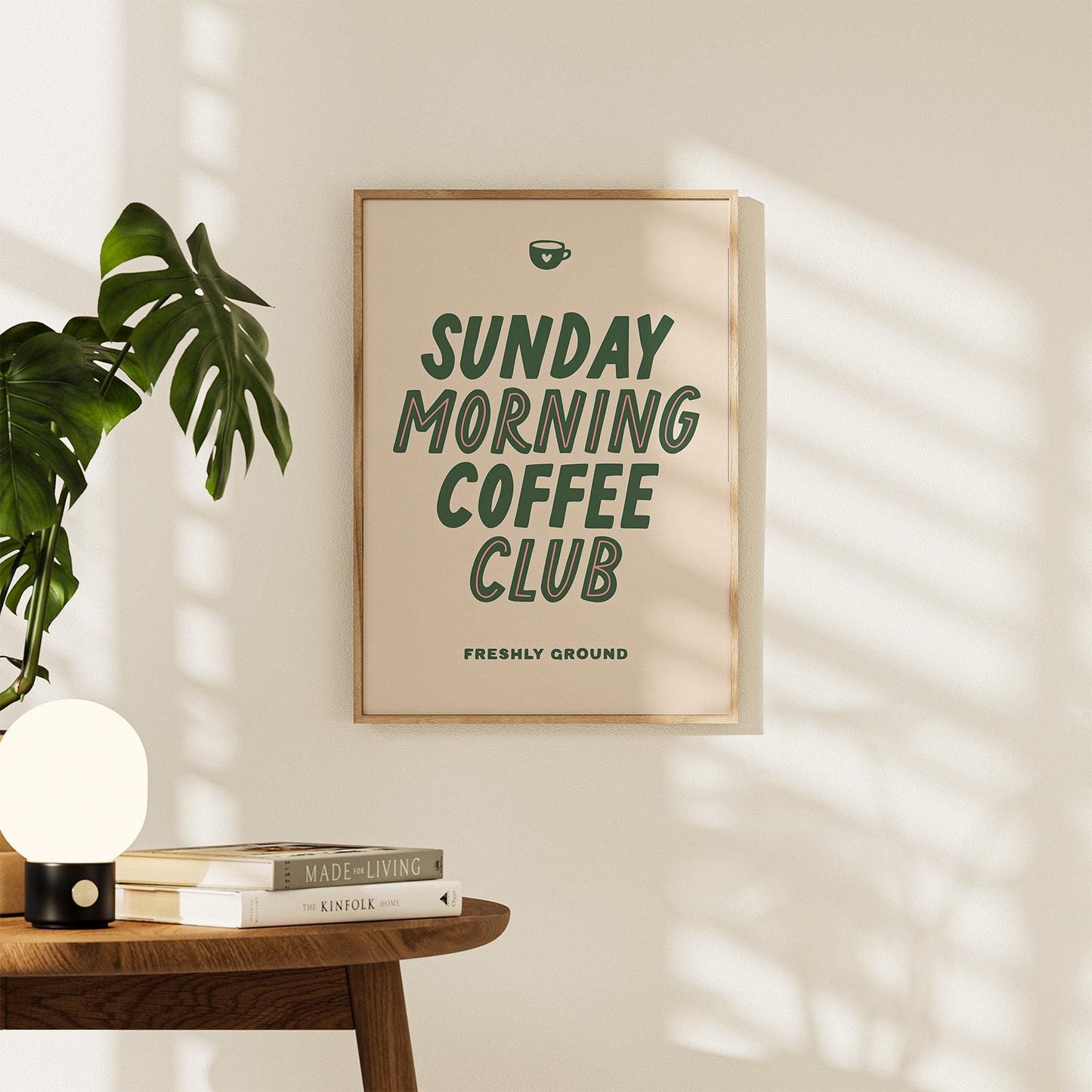 Sunday Morning Coffee Print