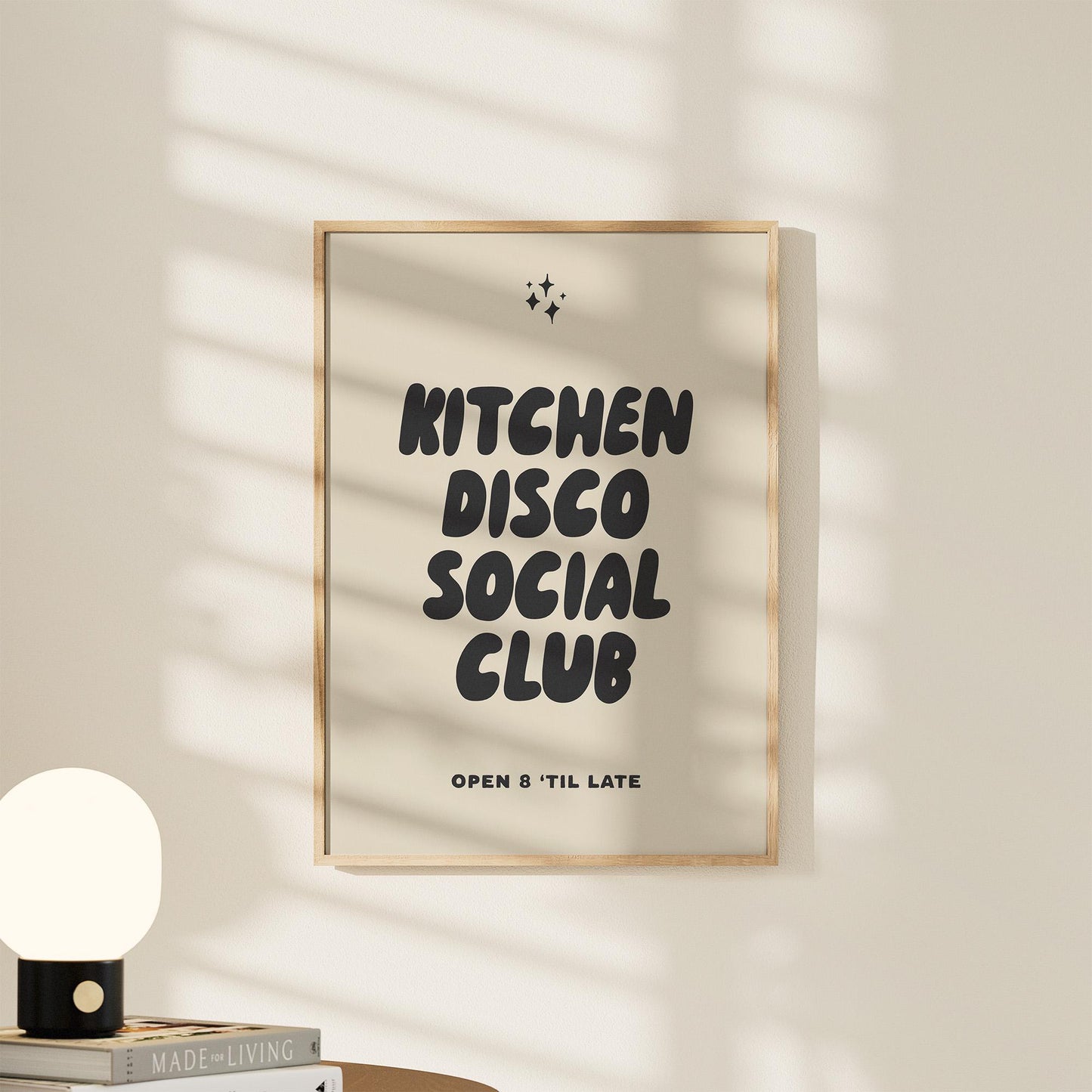 Kitchen Disco Social Club Print