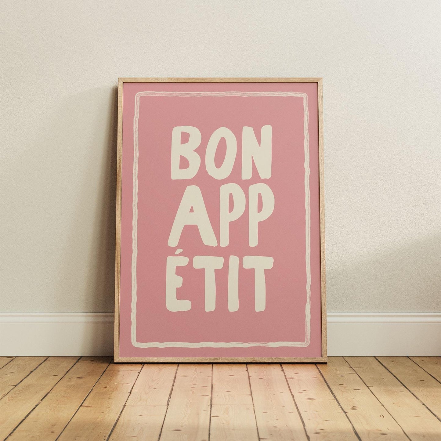 Bon Appetit Typography Print