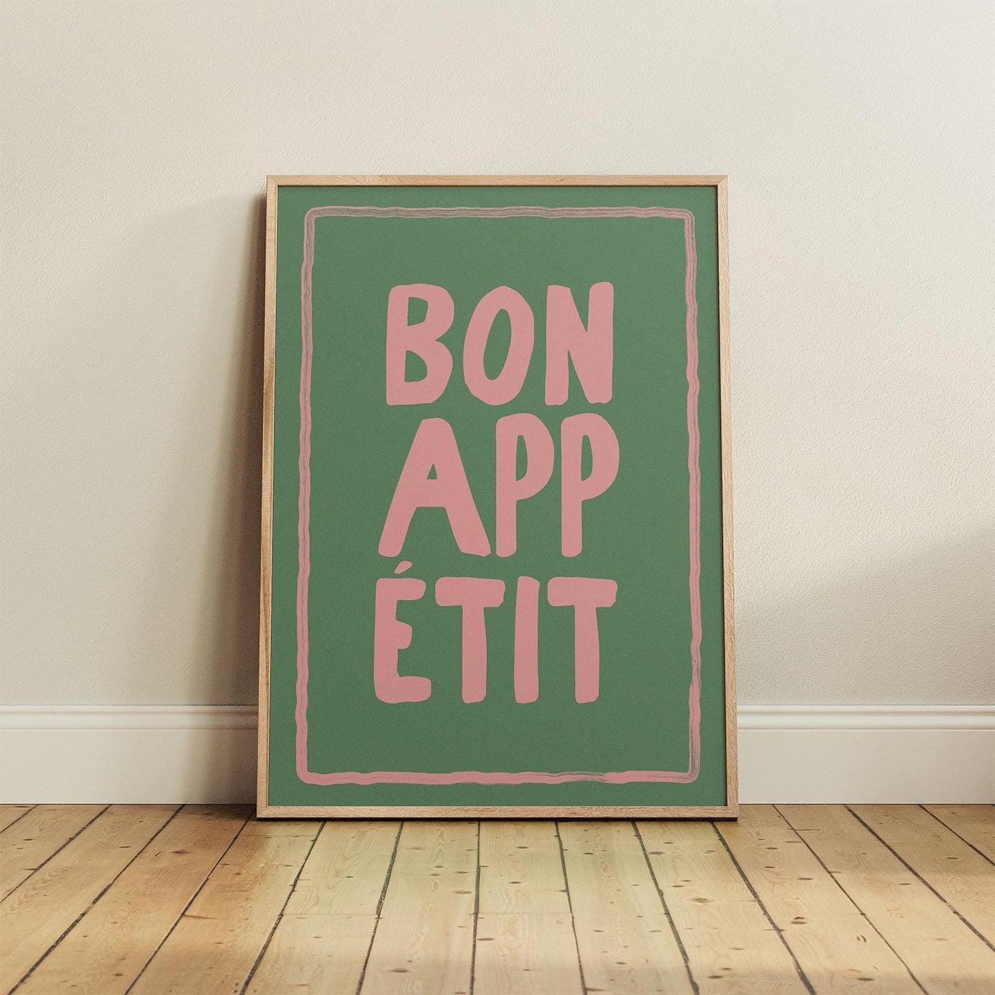 Bon Appetit Typography Print