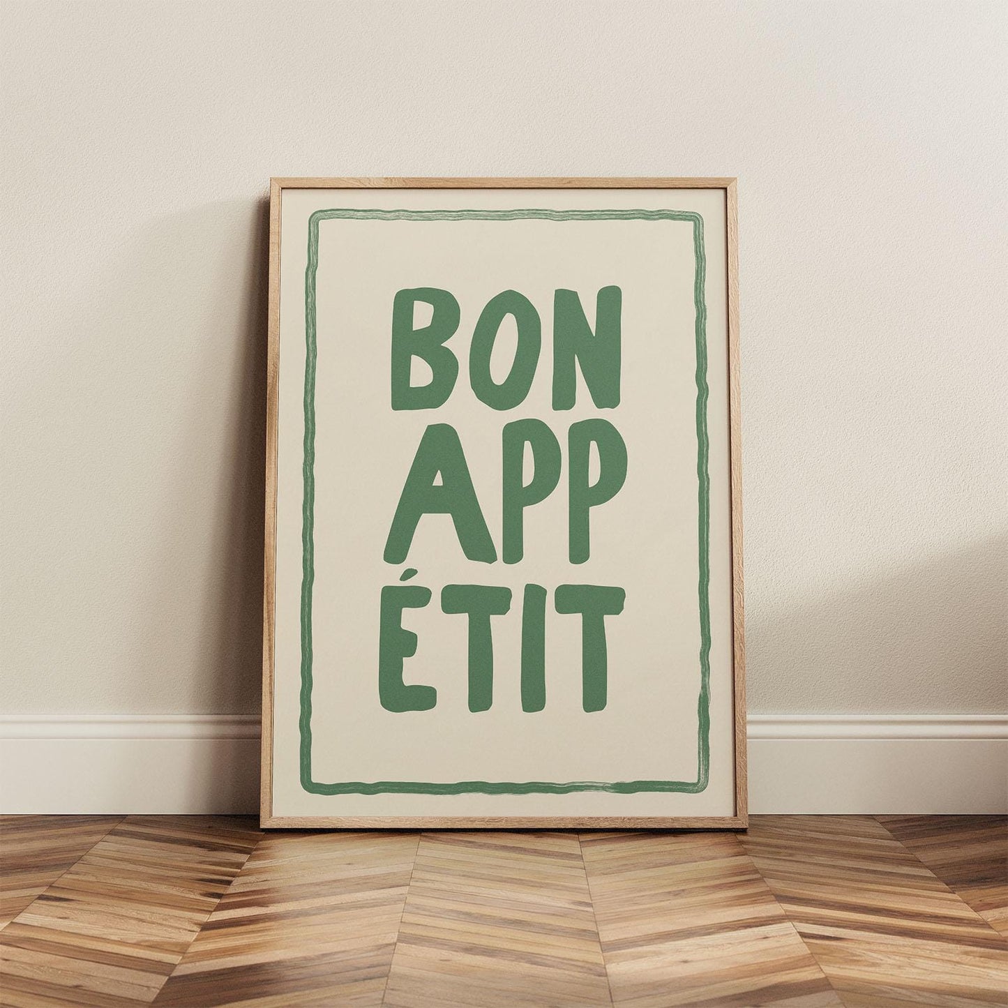 Bon Appetit Typography Print