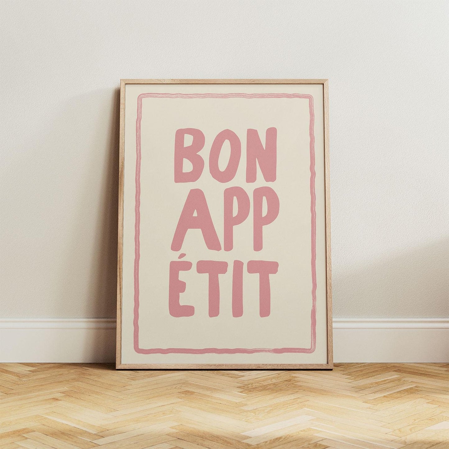 Bon Appetit Typography Print