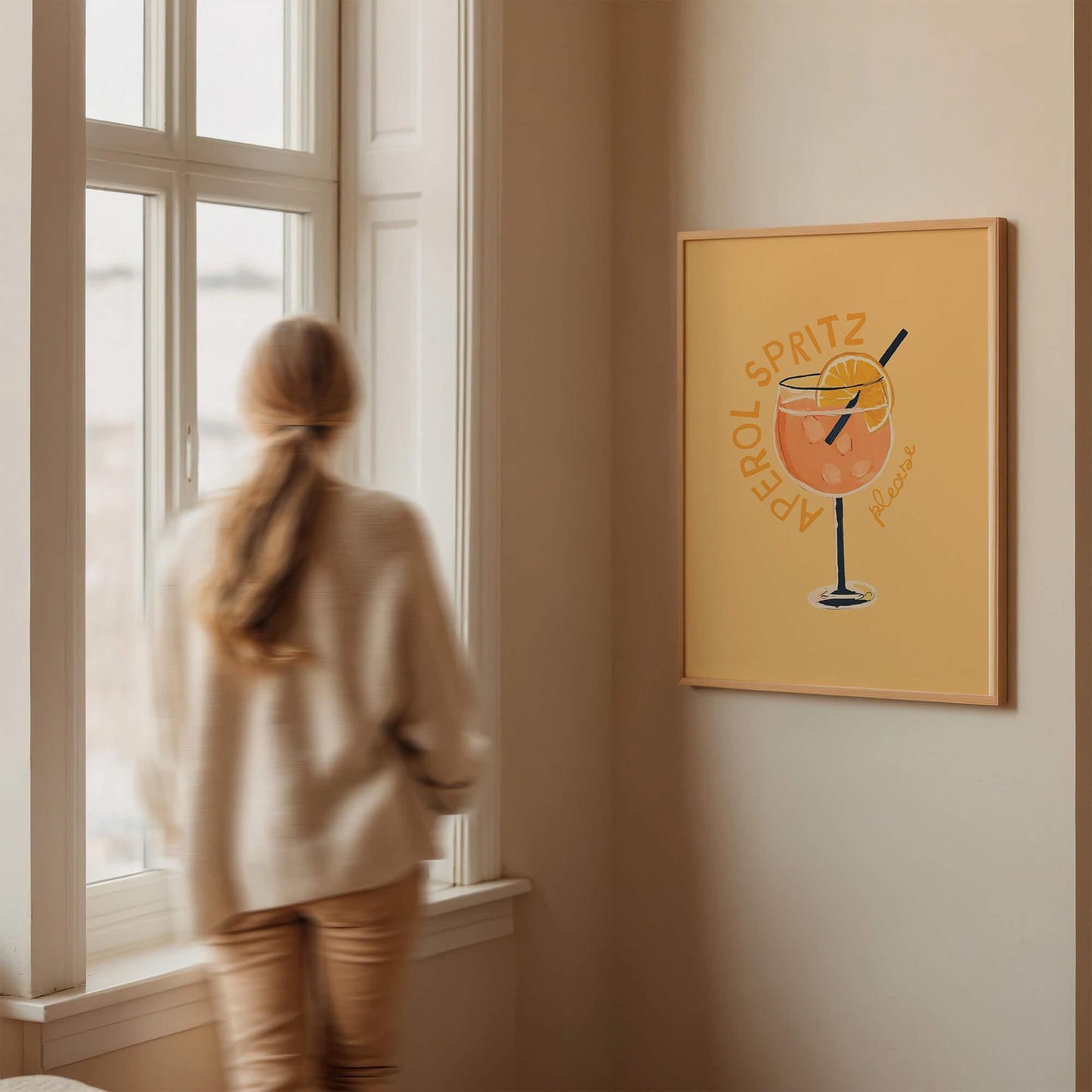 Aperol Spritz Cocktail Print