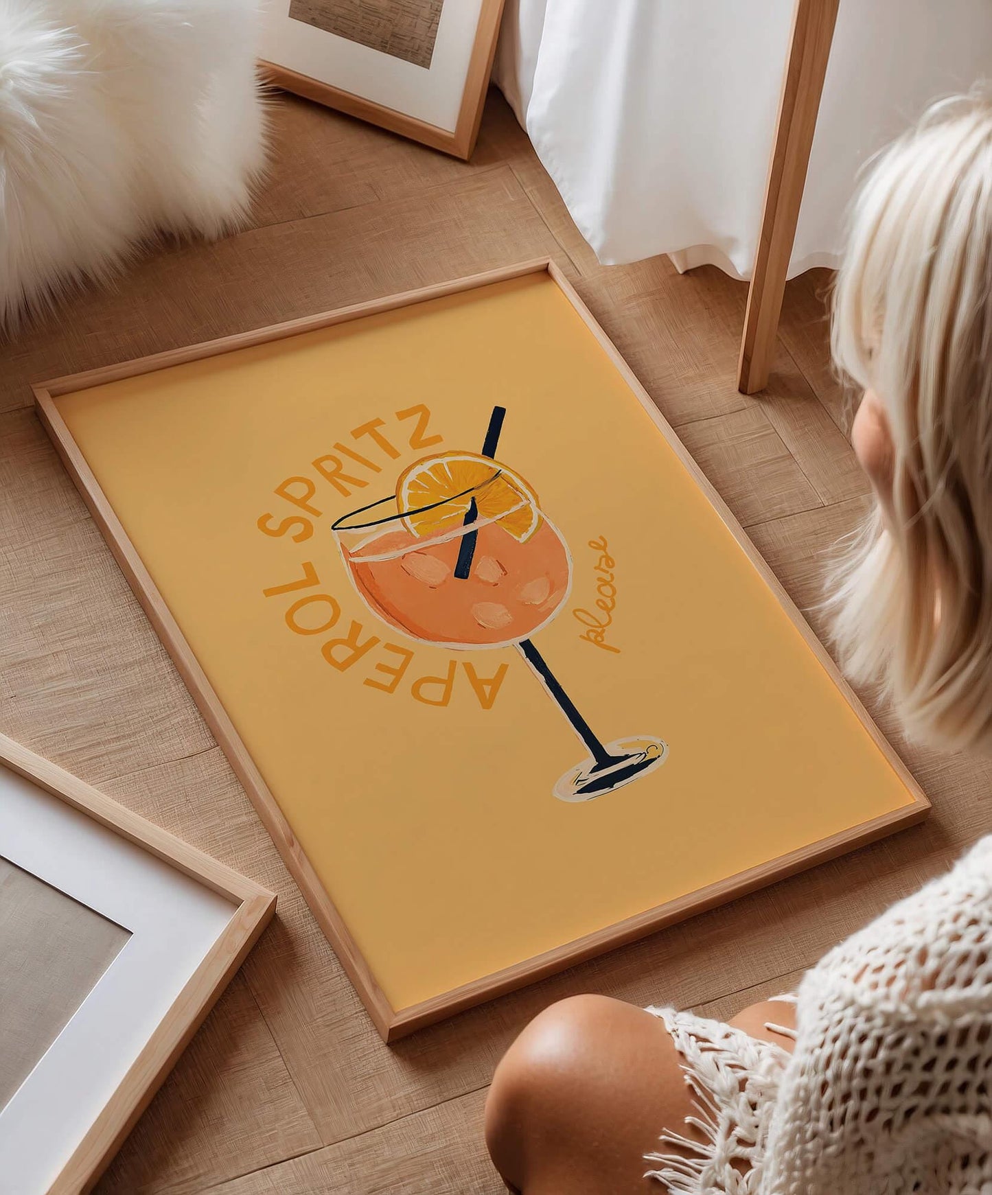 Aperol Spritz Cocktail Print