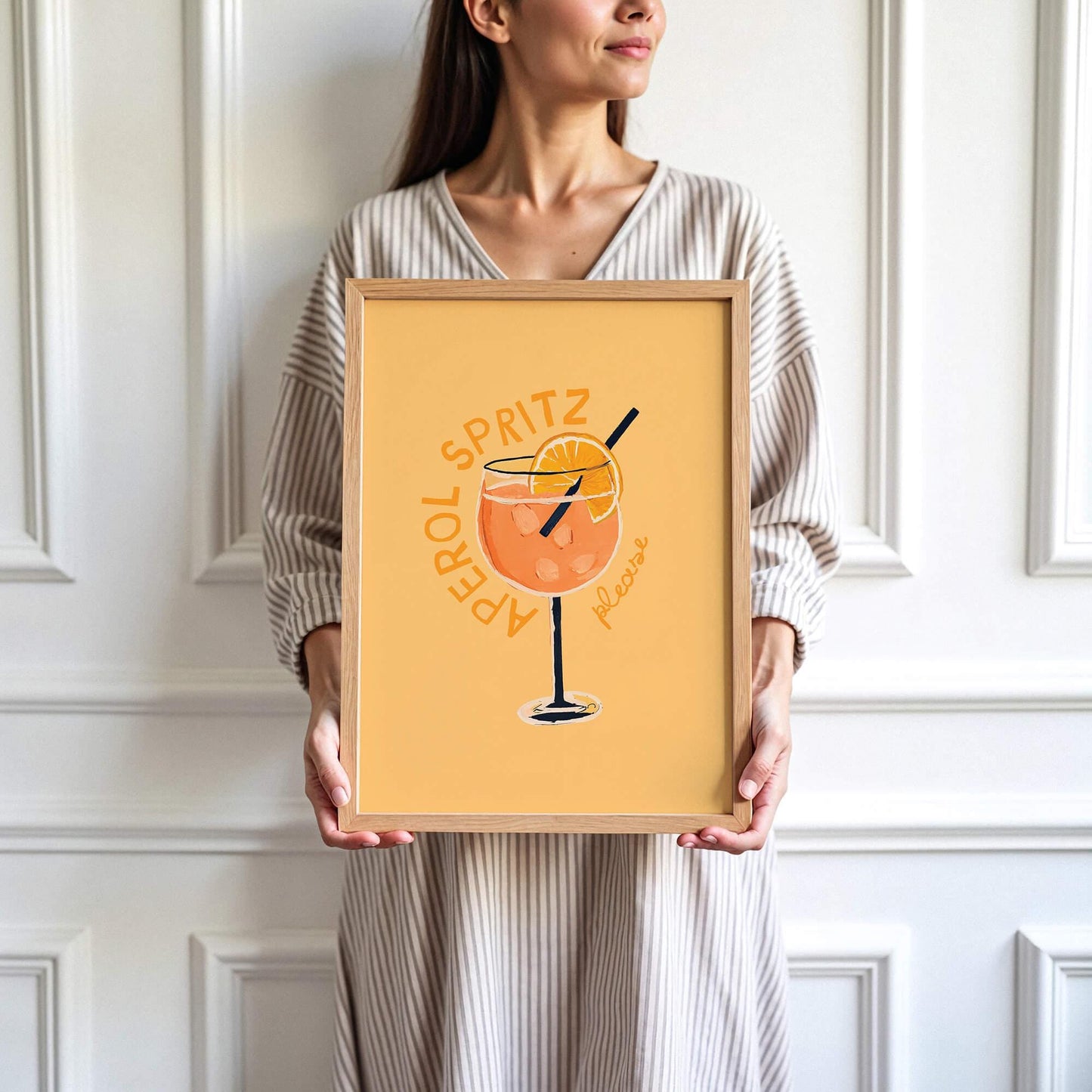 Aperol Spritz Cocktail Print