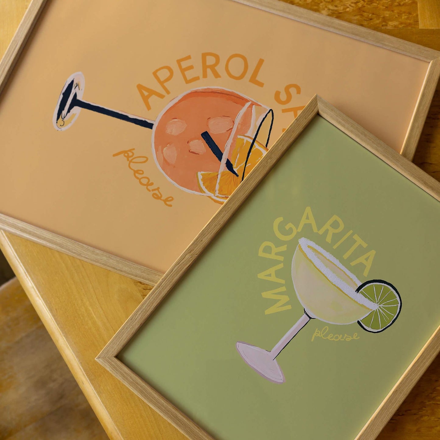 Aperol Spritz Cocktail Print
