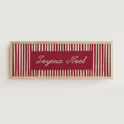 Joyeux Noël Vintage Christmas Print - Alfresco Prints