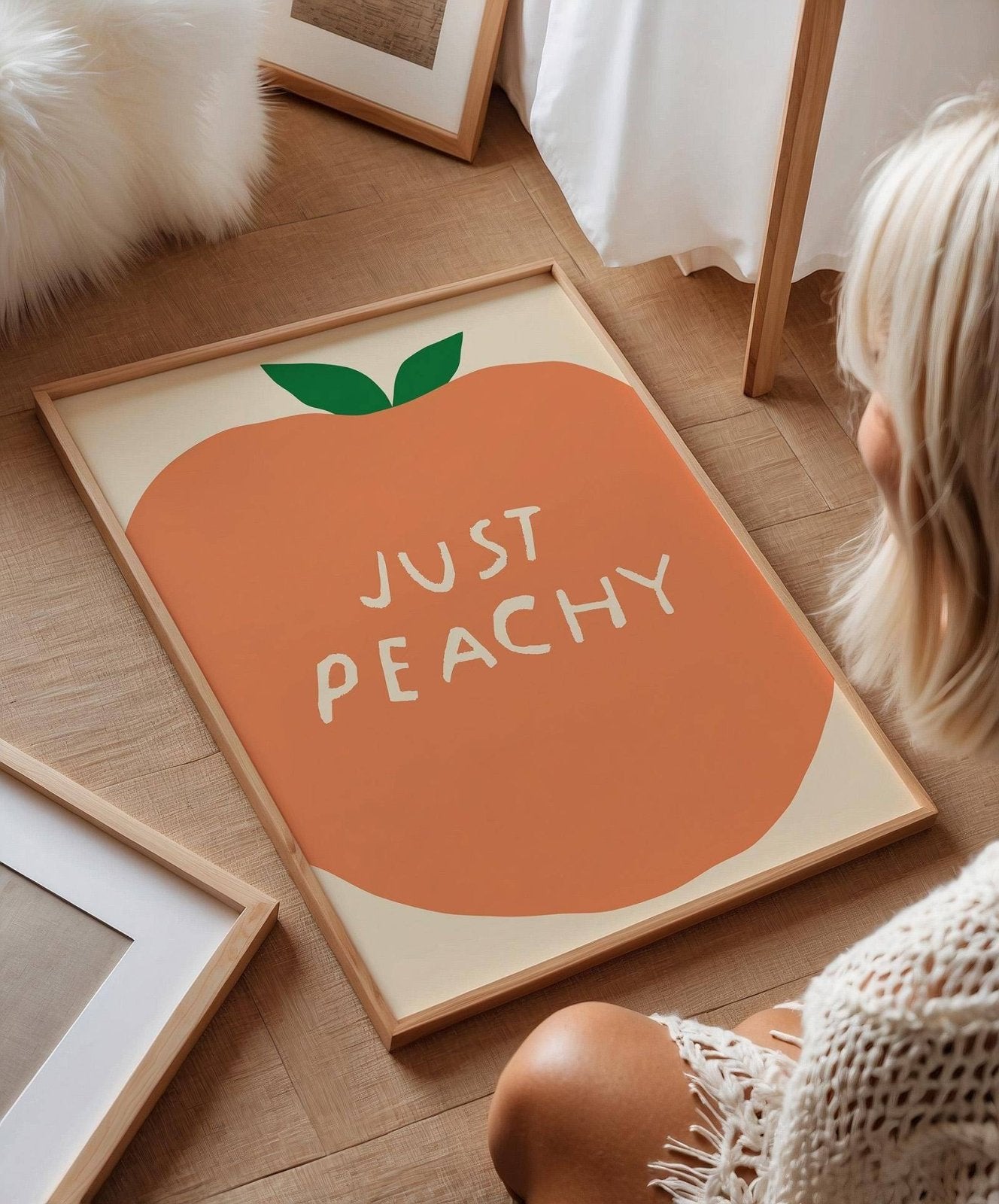 Just Peachy Print - Alfresco Prints