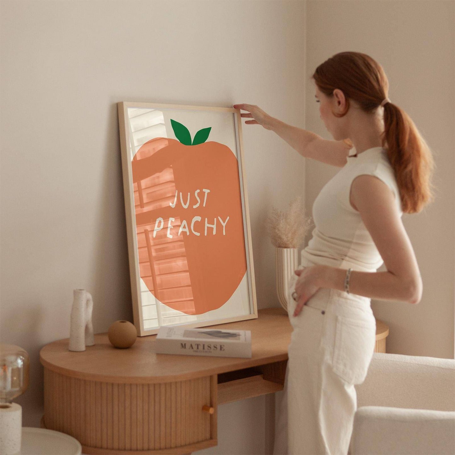 Just Peachy Print - Alfresco Prints