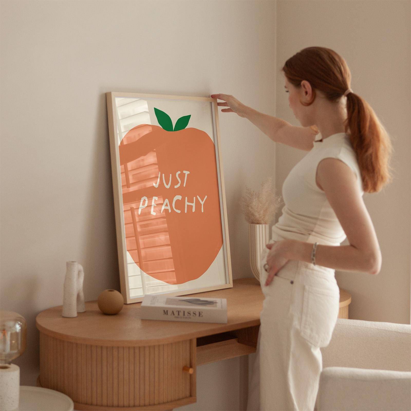 Just Peachy Print - Alfresco Prints