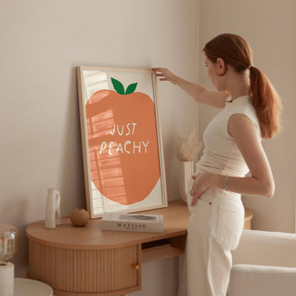 Just Peachy Print - Alfresco Prints