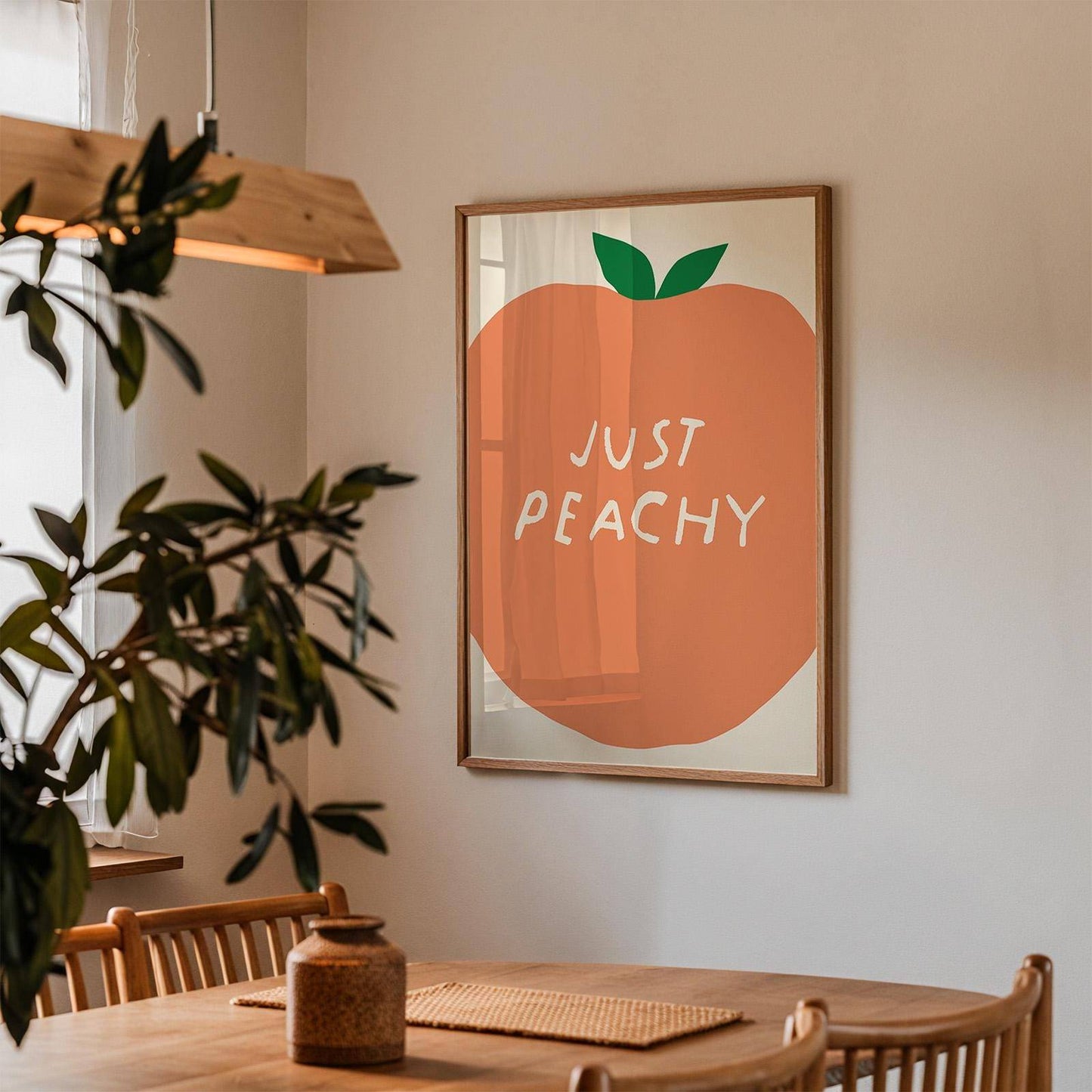 Just Peachy Print - Alfresco Prints