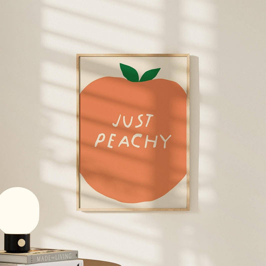 Just Peachy Print - Alfresco Prints