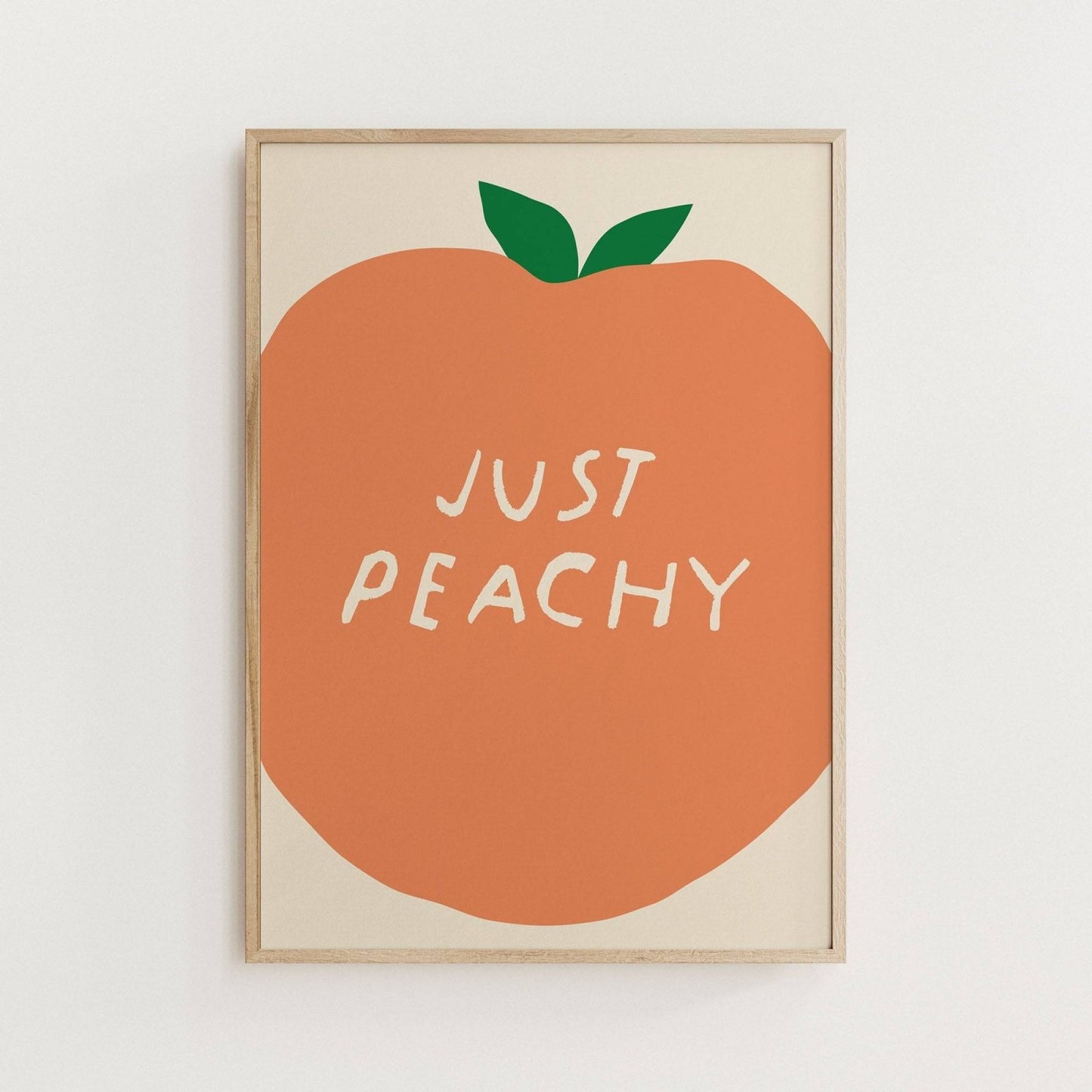Just Peachy Print - Alfresco Prints