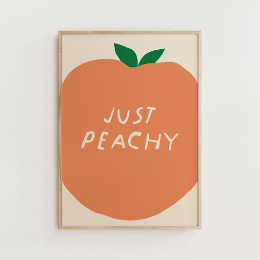 Just Peachy Print - Alfresco Prints