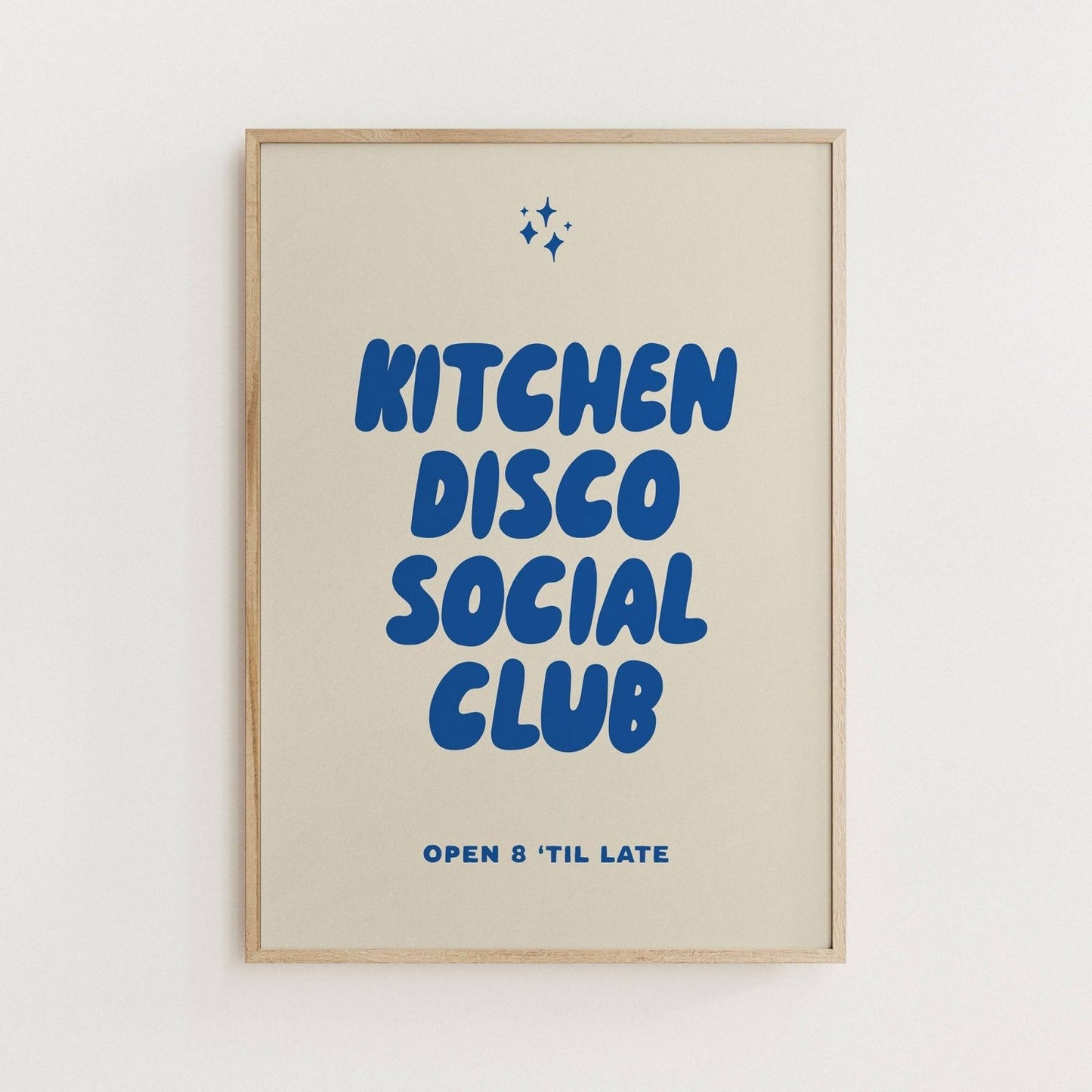 Kitchen Disco Social Club Print - Alfresco Prints