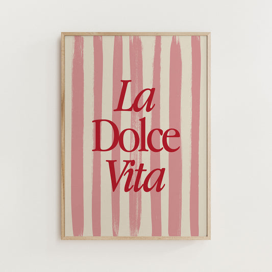 la dolce vita print