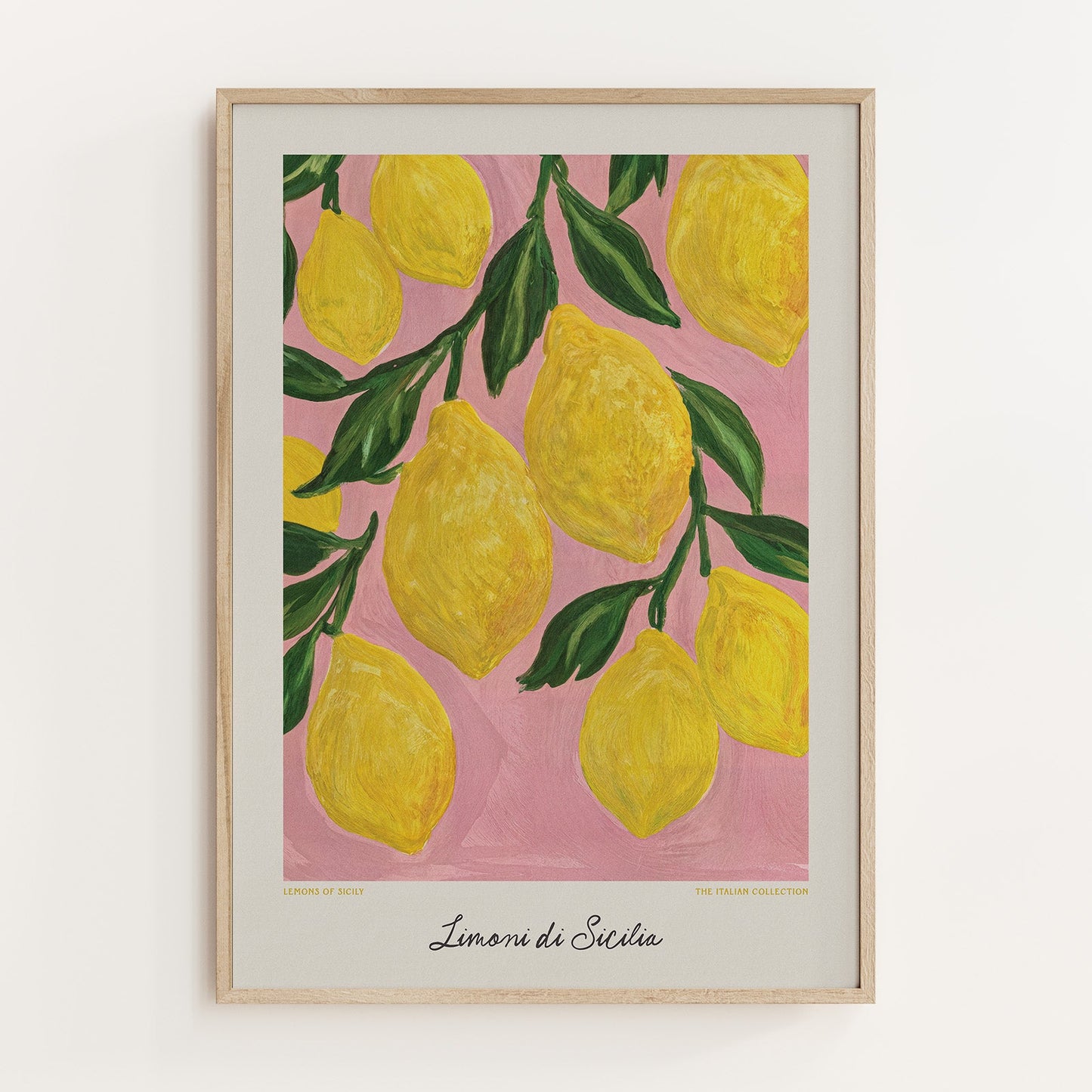 Lemons of Sicily Italian Wall Art - Alfresco Prints