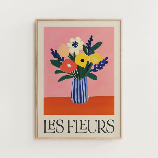 Les Fleurs Print - Alfresco Prints