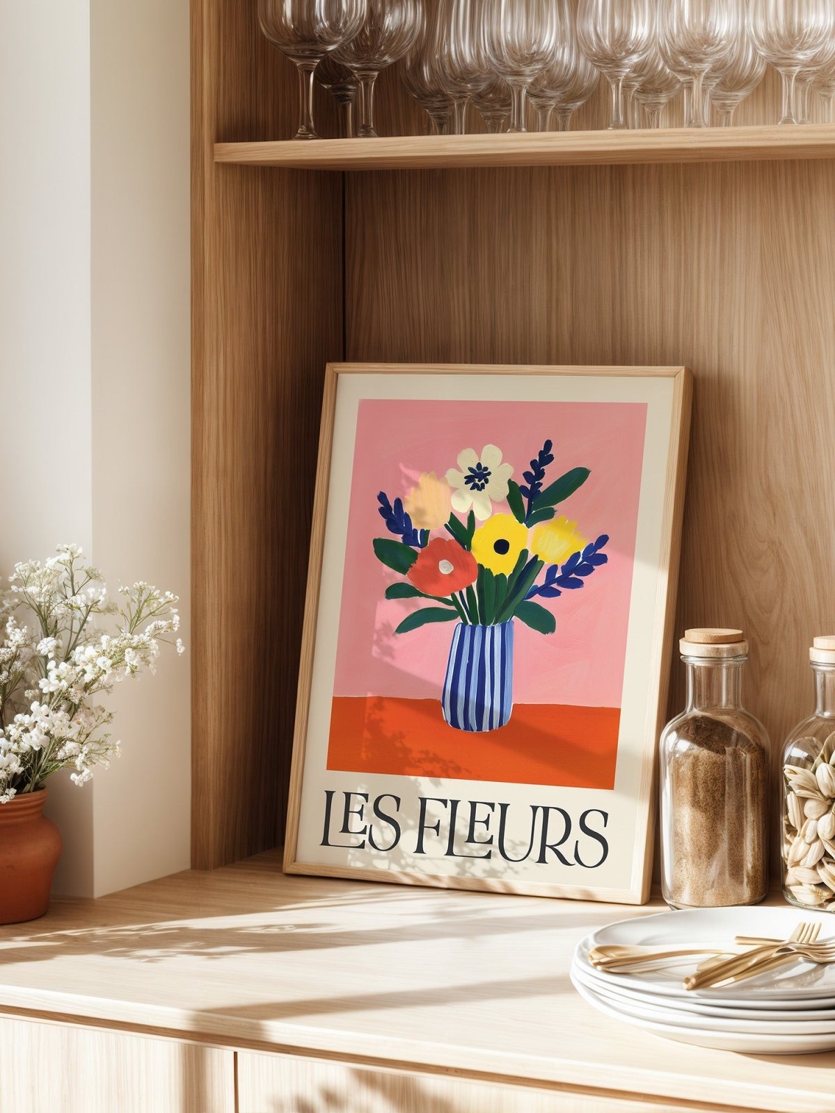 Les Fleurs Print - Alfresco Prints
