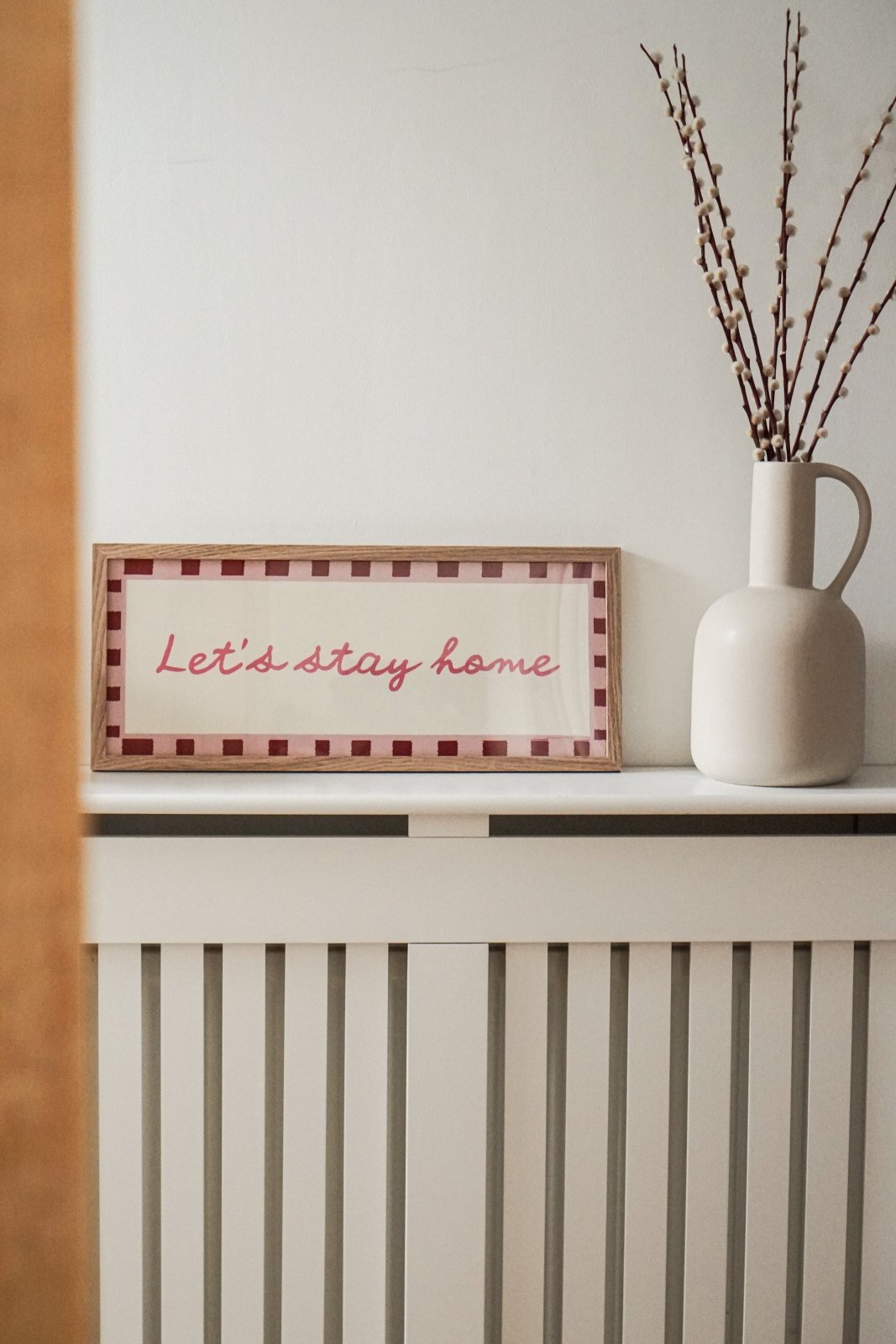Let's Stay Home Wide Hallway Print Wall Art - Alfresco Prints