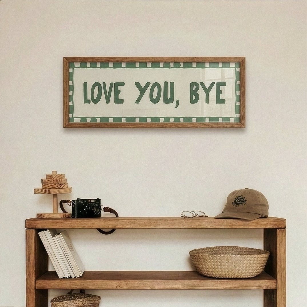 Love You, Bye Doorway Print - Alfresco Prints