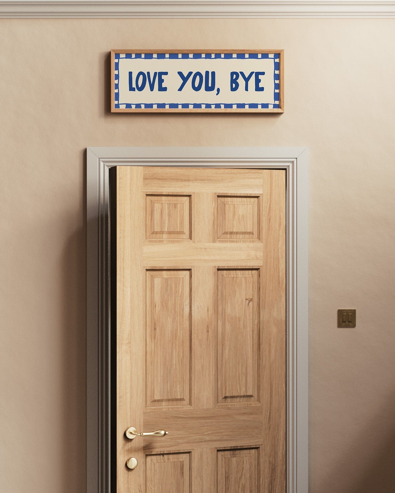 Love You, Bye Doorway Print - Alfresco Prints