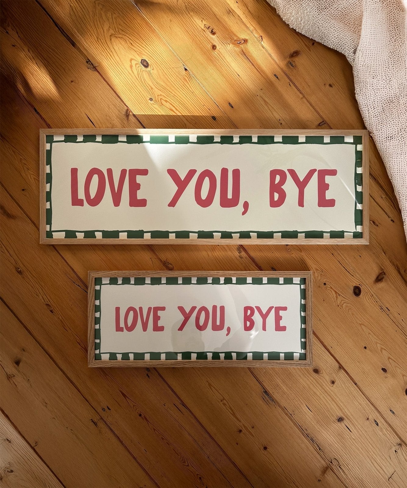 Love You, Bye Doorway Print - Alfresco Prints