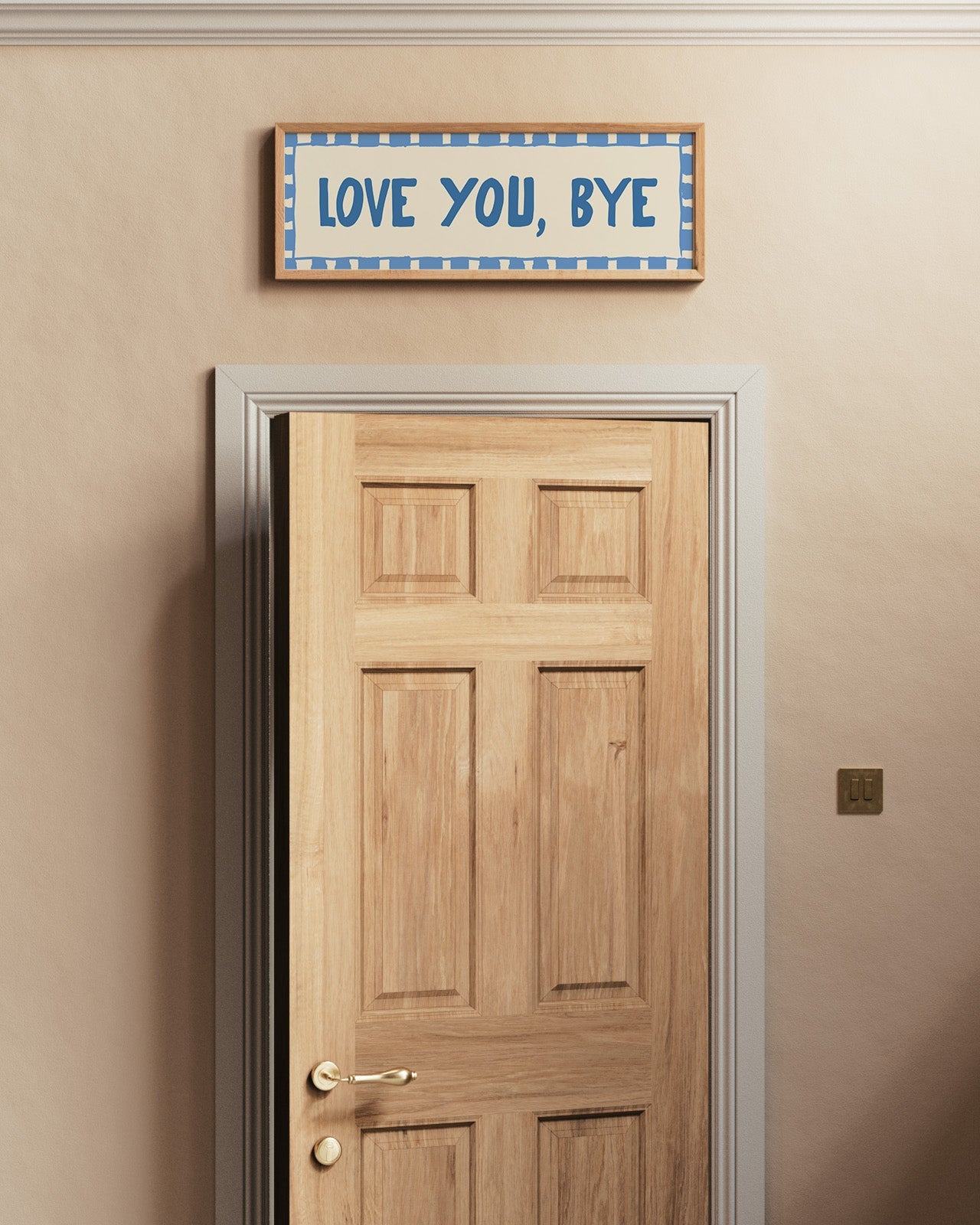 Love You, Bye Doorway Print - Alfresco Prints