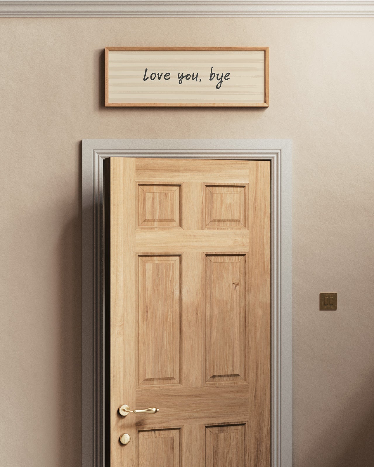 Love You, Bye Hallway Print - Alfresco Prints