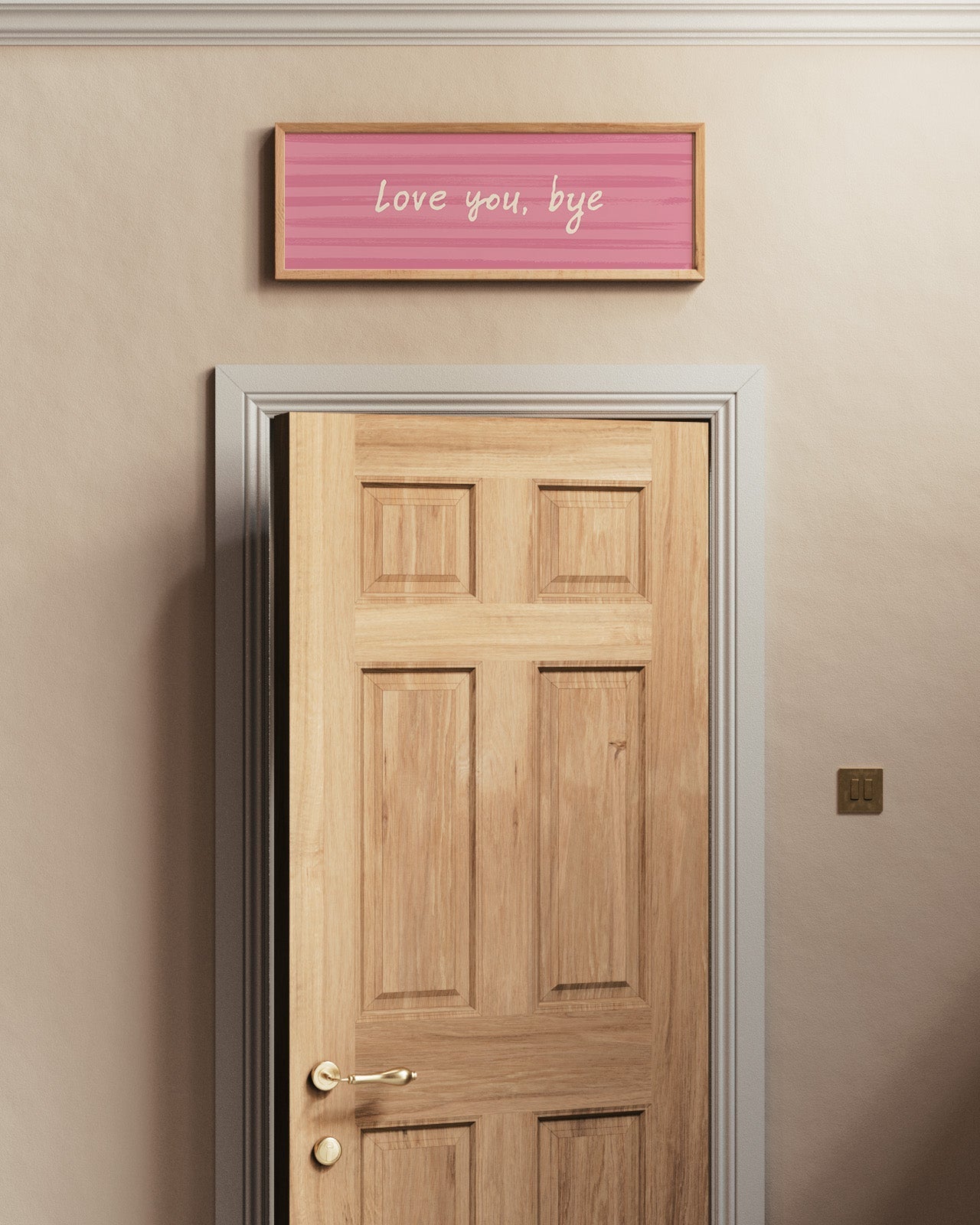 Love You, Bye Hallway Print - Alfresco Prints