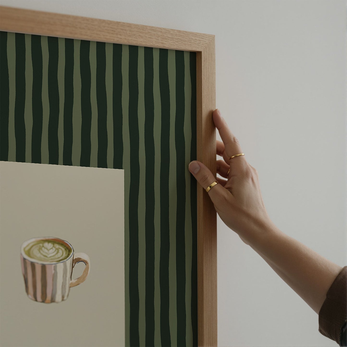Matcha Latte Print Kitchen Wall Art - Alfresco Prints