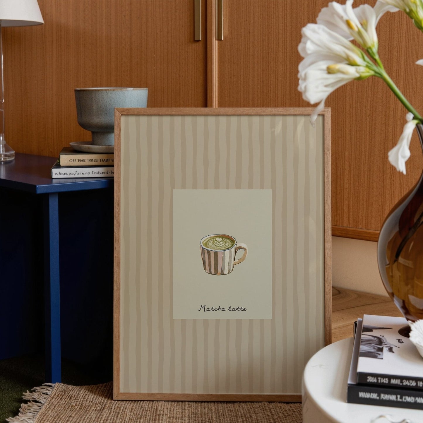 Matcha Latte Print Kitchen Wall Art - Alfresco Prints