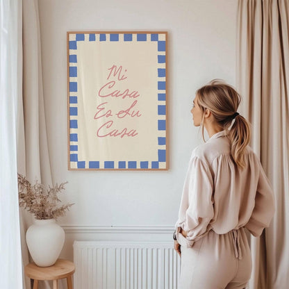 Mi Casa es Su Casa Print - Alfresco Prints