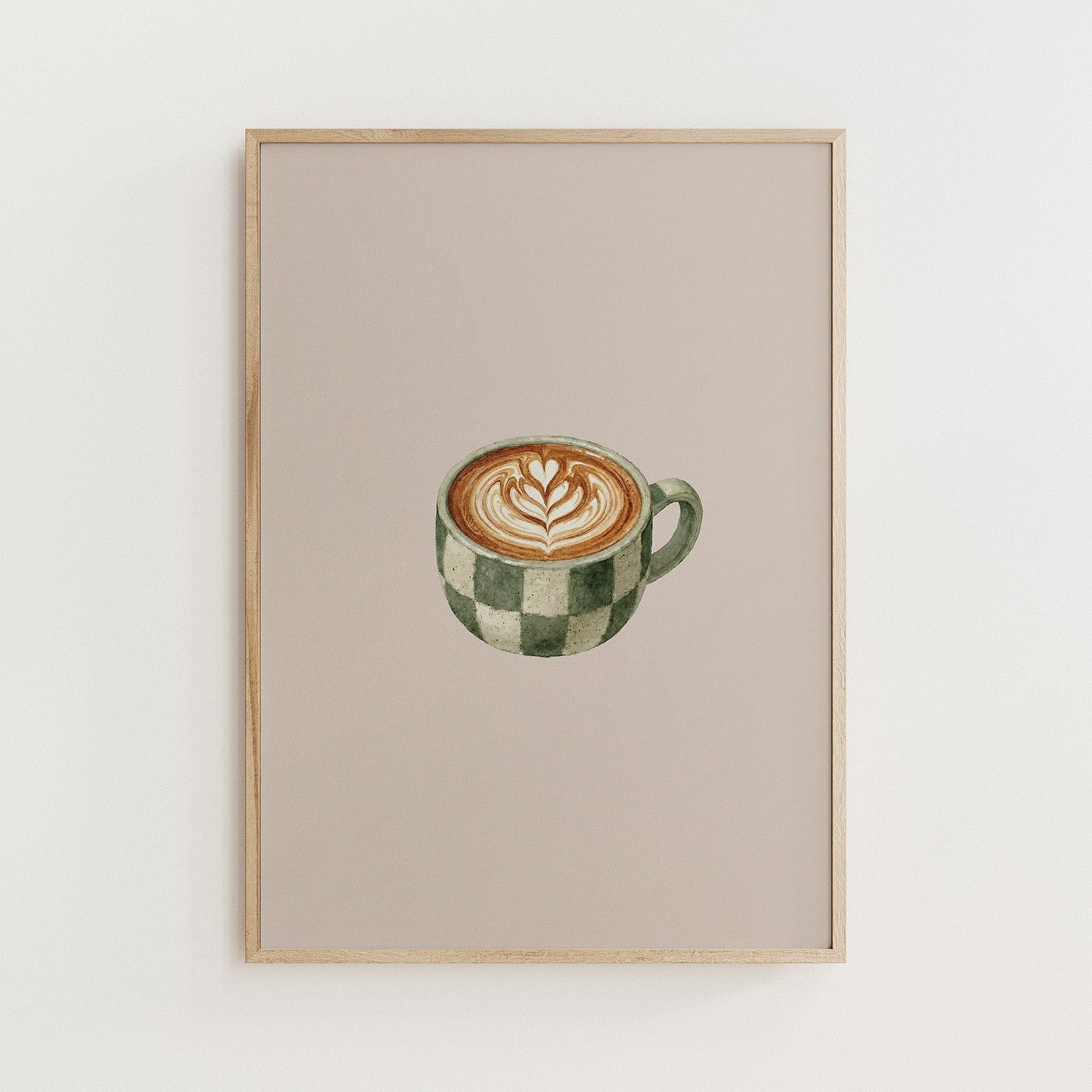 Minimal Coffee Mug Art Print - Alfresco Prints