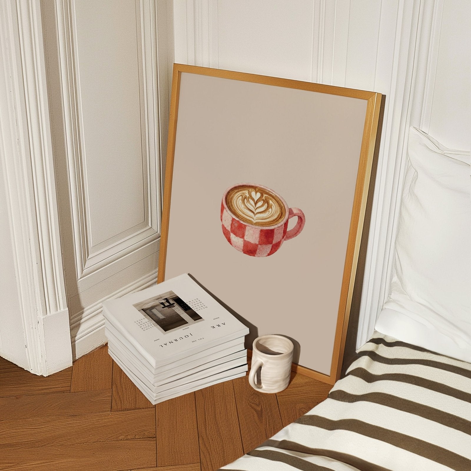 Minimal Coffee Mug Art Print - Alfresco Prints