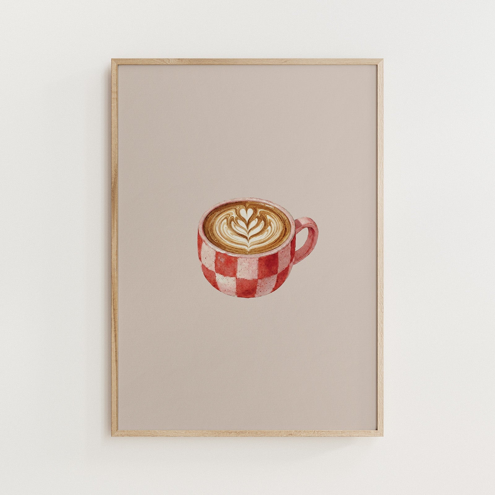 Minimal Coffee Mug Art Print - Alfresco Prints