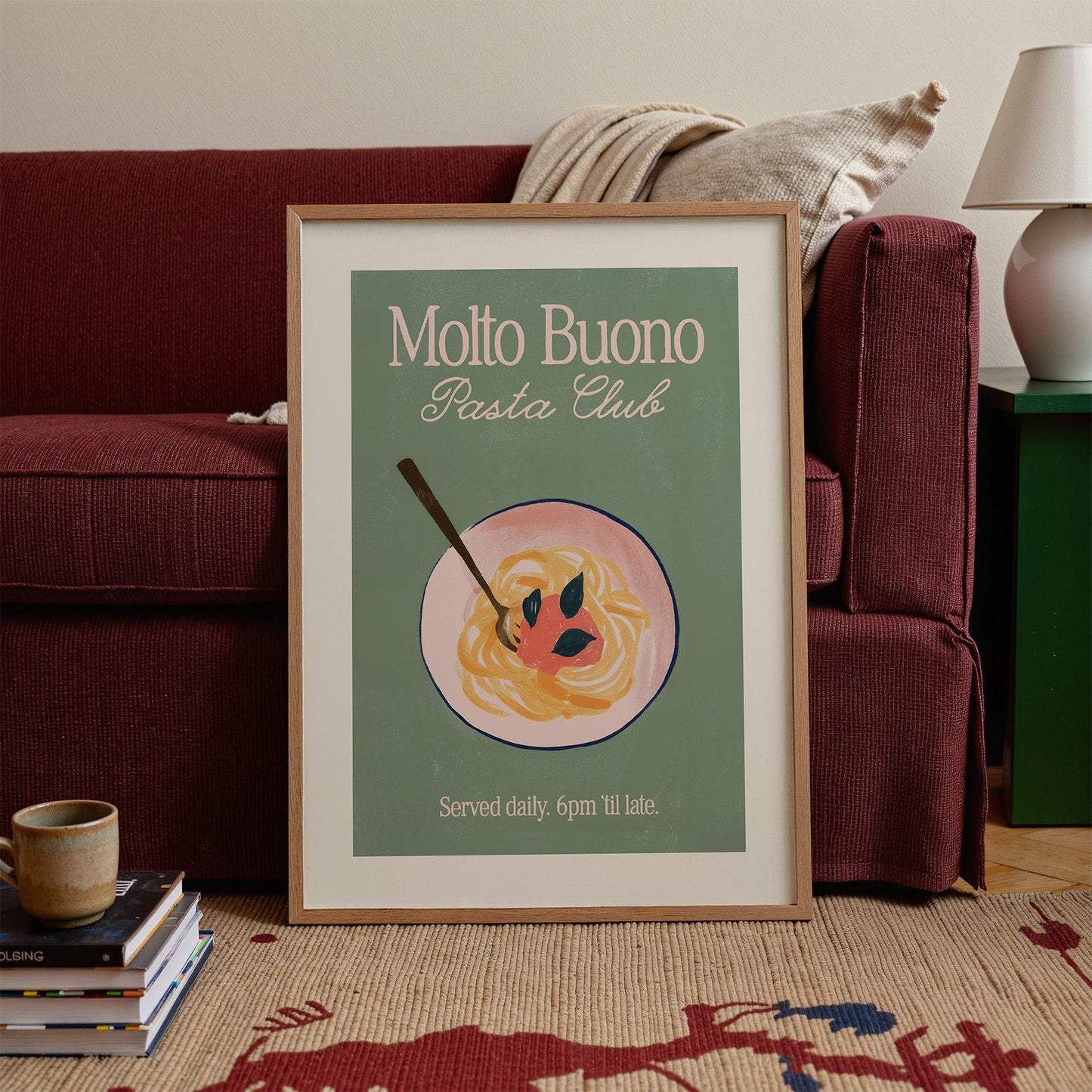 Molto Buono Pasta Club Print - Alfresco Prints