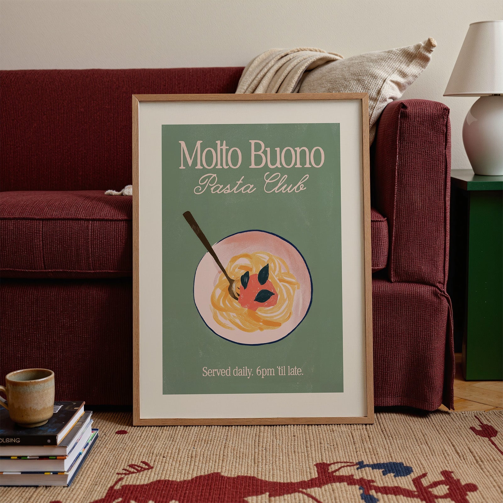 Molto Buono Pasta Club Print - Alfresco Prints